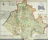 Мапа Сенненскага павета, 1780 год