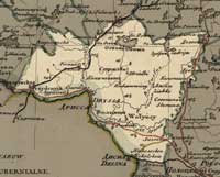 Mapa powiatu drysieńskiego, 1820 rok