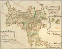 Оршанский уезд в 1780 году, план генерального межевания - 2-х верстовка Карта 2-х верстовка Оршанского уезда, 1780 год